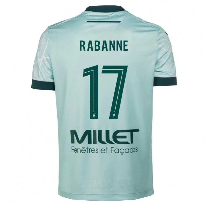 Danxen Kinder Julie Rabanne #17 Grün Weiß Auswärtstrikot Trikot 2025/26 T-Shirt