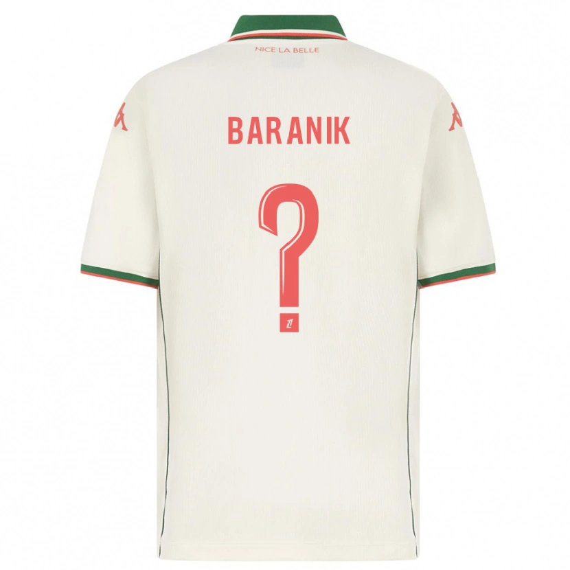 Danxen Kinder Evan Baranik #0 Weiß Grün Auswärtstrikot Trikot 2025/26 T-Shirt
