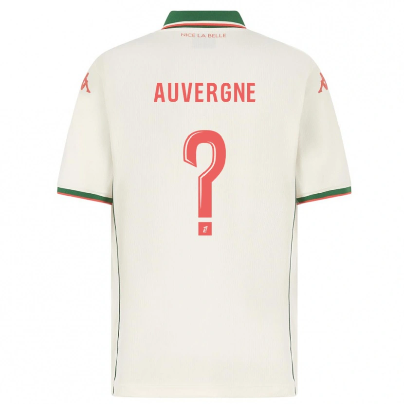 Danxen Kinder Dorian Auvergne #0 Weiß Grün Auswärtstrikot Trikot 2025/26 T-Shirt