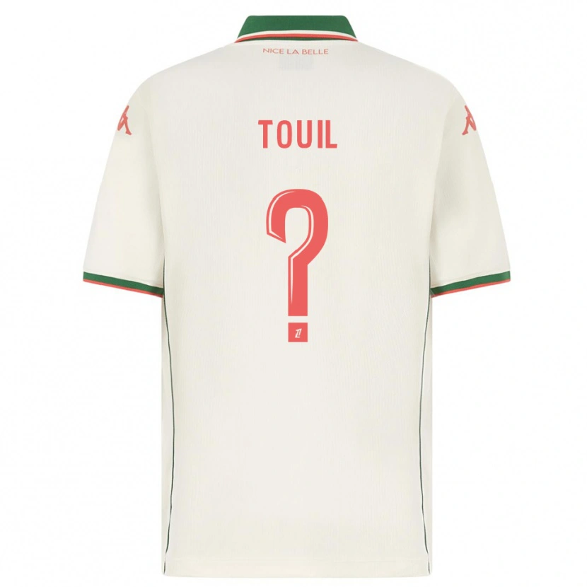 Danxen Kinder Yanis Touil #0 Weiß Grün Auswärtstrikot Trikot 2025/26 T-Shirt