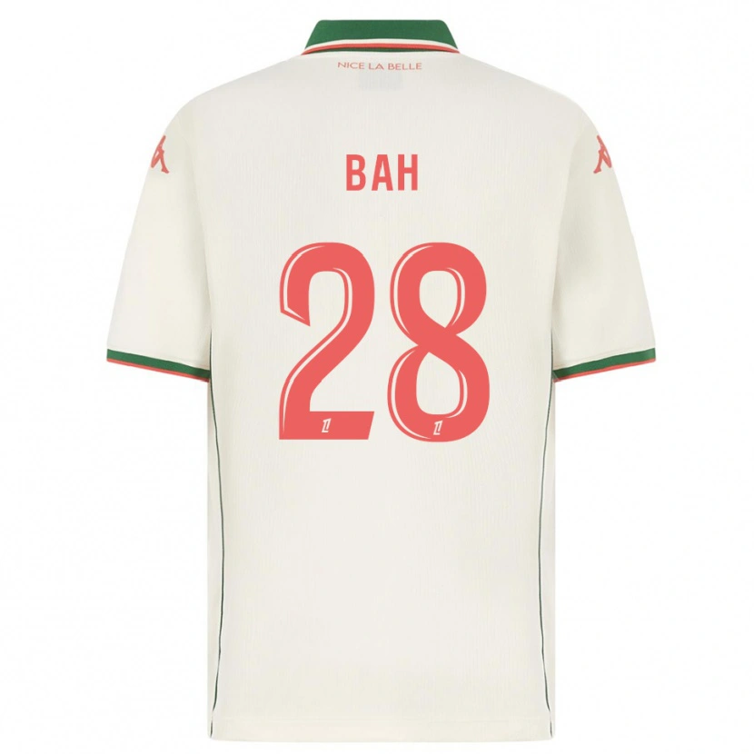 Danxen Kinder Juma Bah #28 Weiß Grün Auswärtstrikot Trikot 2025/26 T-Shirt