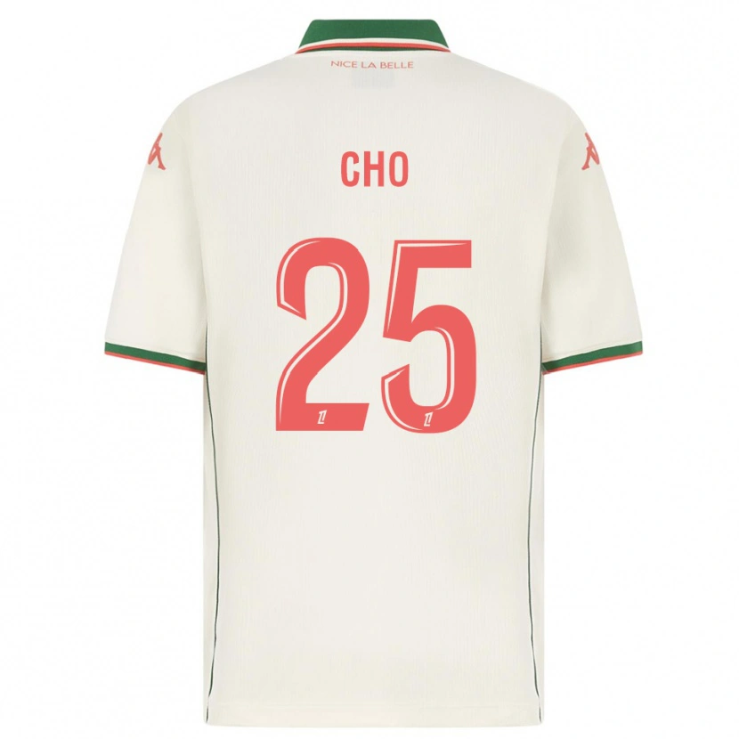 Danxen Kinder Mohamed-Ali Cho #25 Weiß Grün Auswärtstrikot Trikot 2025/26 T-Shirt