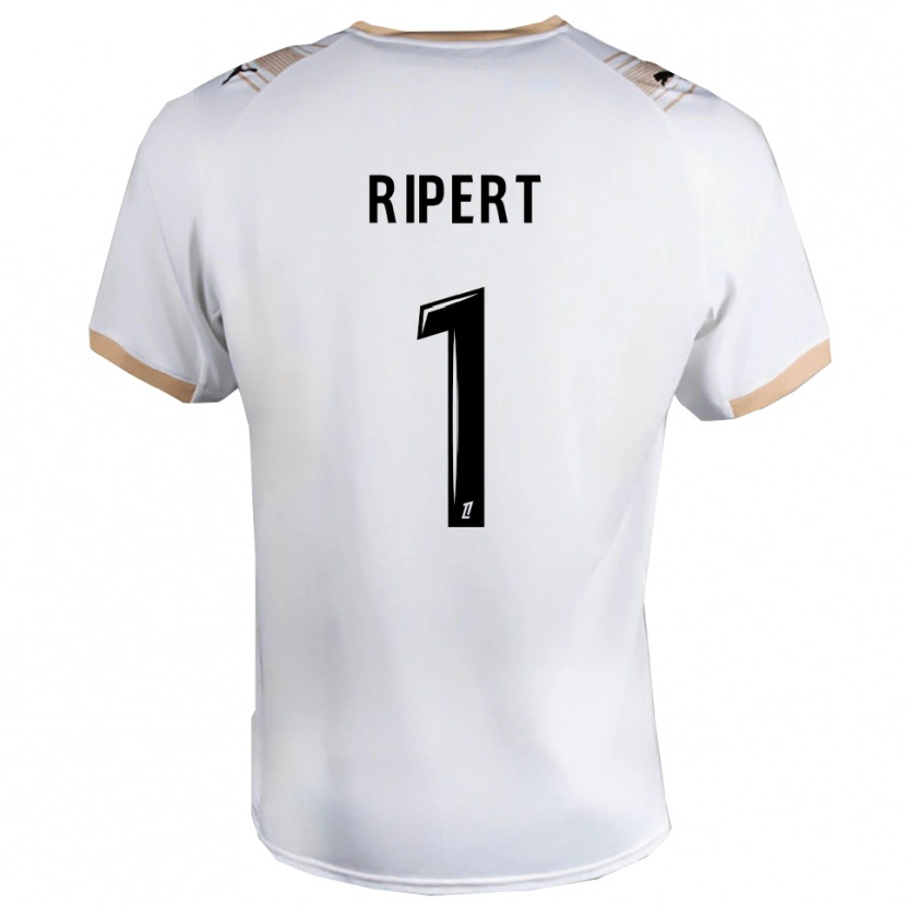 Danxen Kinder Léo Ripert #1 Weiß Schwarz Auswärtstrikot Trikot 2025/26 T-Shirt