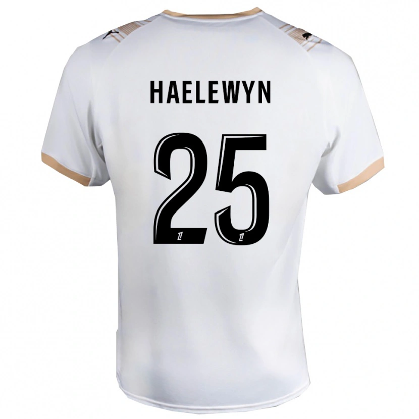 Danxen Kinder Marion Haelewyn #25 Weiß Schwarz Auswärtstrikot Trikot 2025/26 T-Shirt