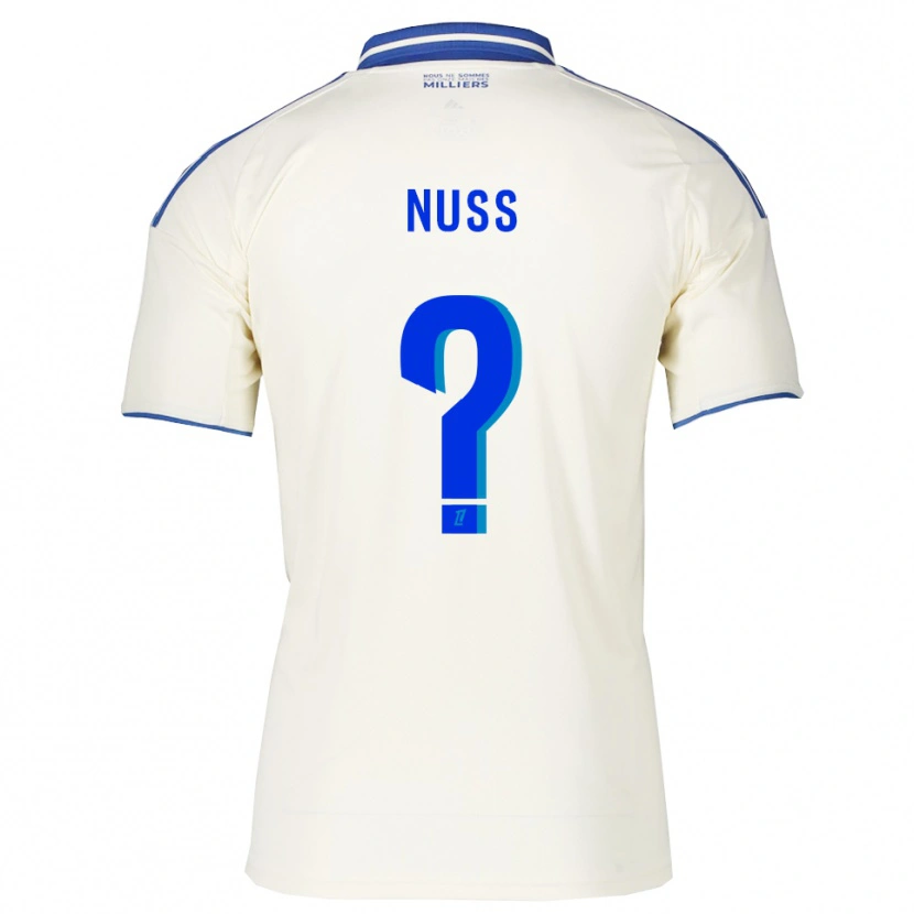 Danxen Kinder Antoine Nuss #0 Champagner Blau Auswärtstrikot Trikot 2025/26 T-Shirt