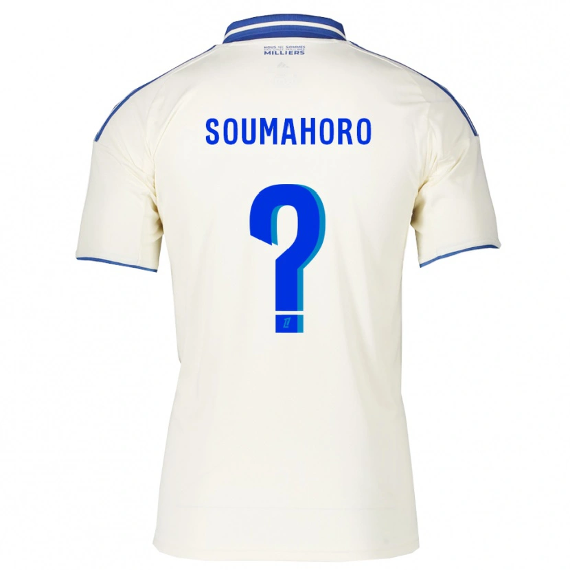 Danxen Kinder Mohamed Soumahoro #0 Champagner Blau Auswärtstrikot Trikot 2025/26 T-Shirt