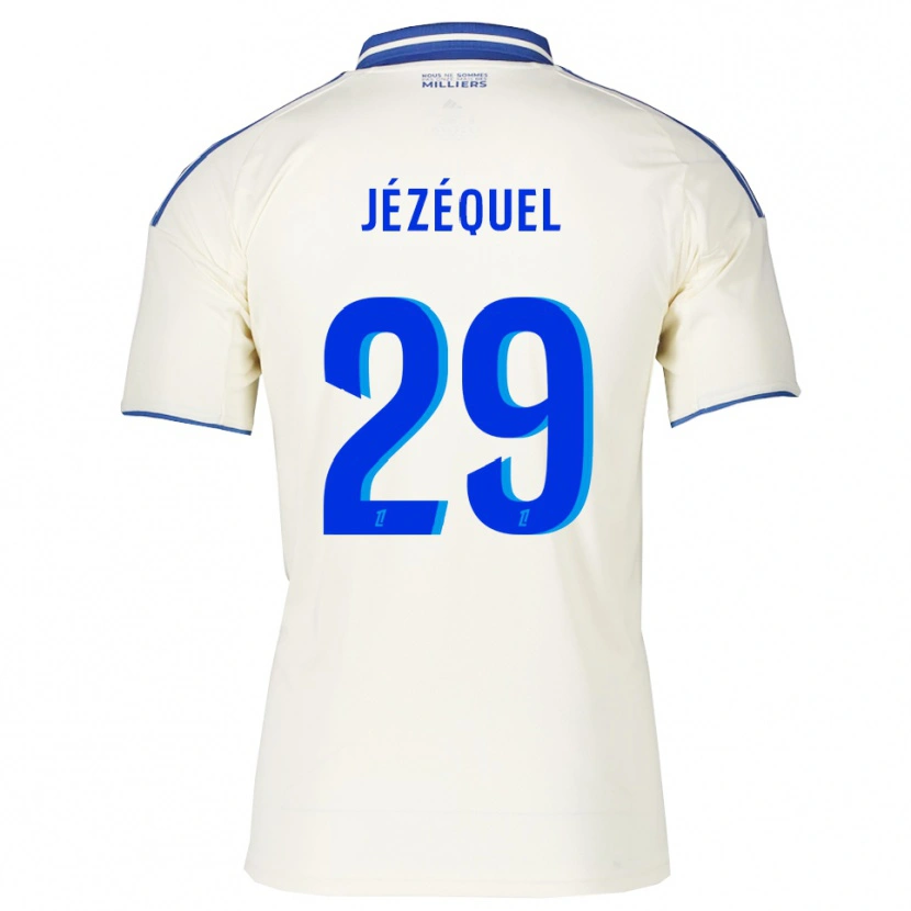 Danxen Kinder Emmy Jézéquel #29 Champagner Blau Auswärtstrikot Trikot 2025/26 T-Shirt