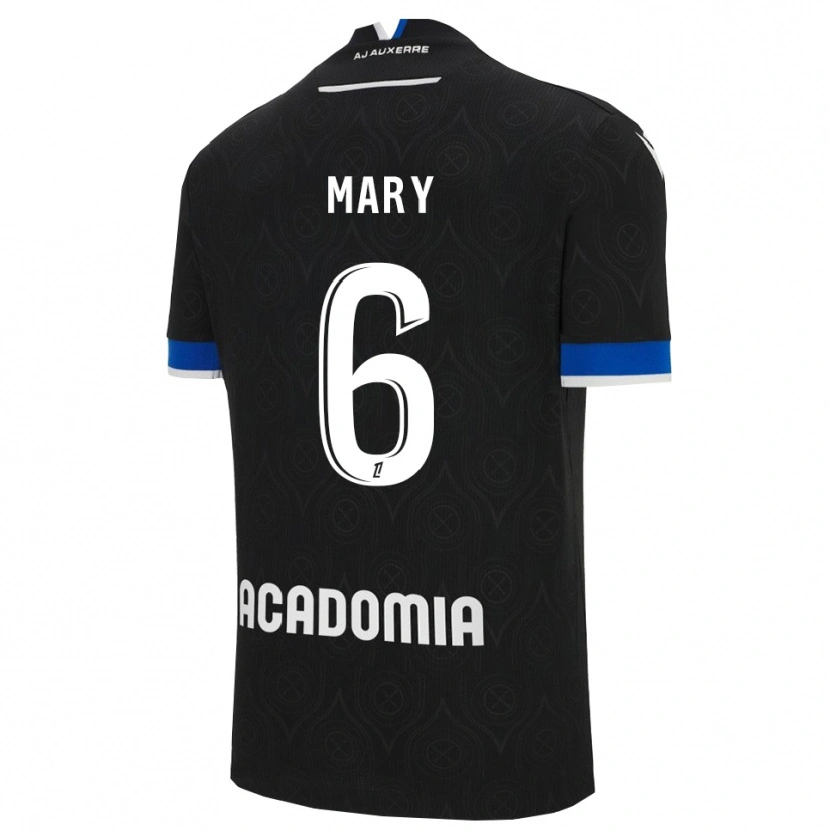 Danxen Kinder Théo Mary #6 Schwarz Weiß Auswärtstrikot Trikot 2025/26 T-Shirt