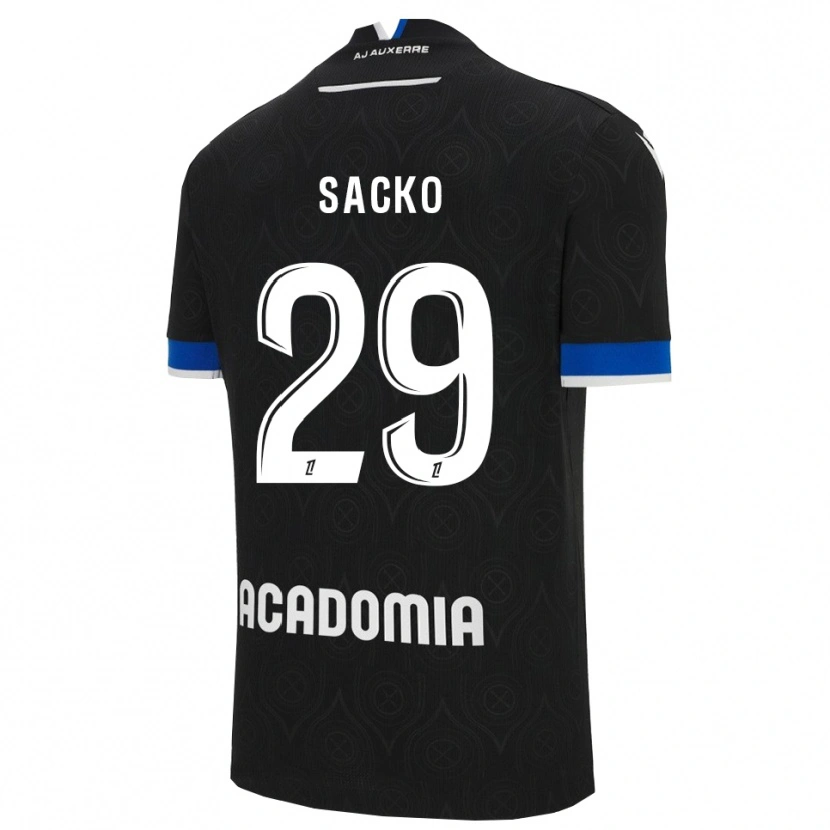 Danxen Kinder Nimetigna Sacko #29 Schwarz Weiß Auswärtstrikot Trikot 2025/26 T-Shirt