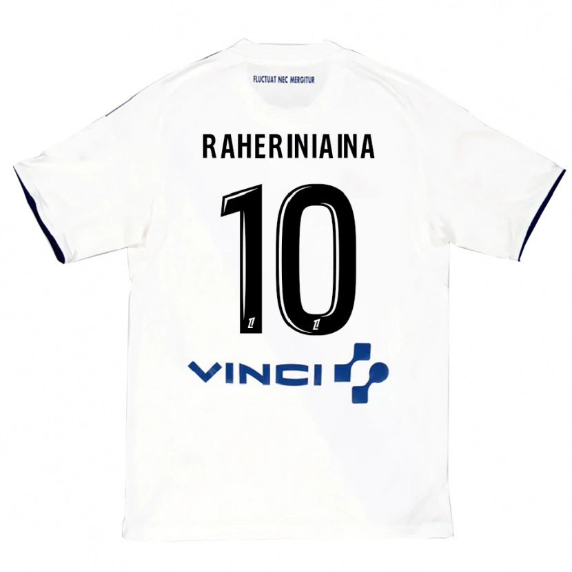 Danxen Kinder El Hadary Raheriniaina #10 Weiß Blau Auswärtstrikot Trikot 2025/26 T-Shirt