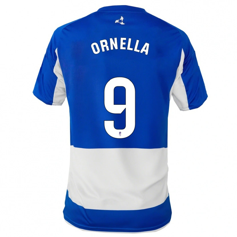 Danxen Kinder Ornella María Vignola Cabot #9 Blau Weiß Auswärtstrikot Trikot 2025/26 T-Shirt