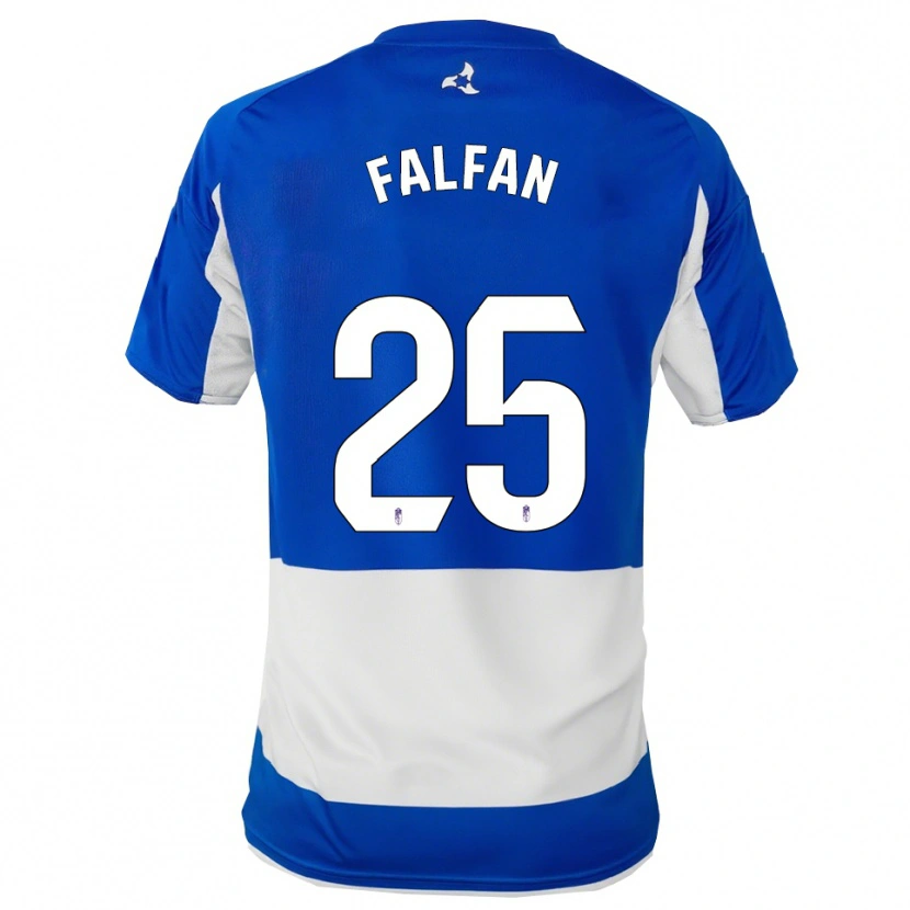 Danxen Kinder Daiana Falfán #25 Blau Weiß Auswärtstrikot Trikot 2025/26 T-Shirt