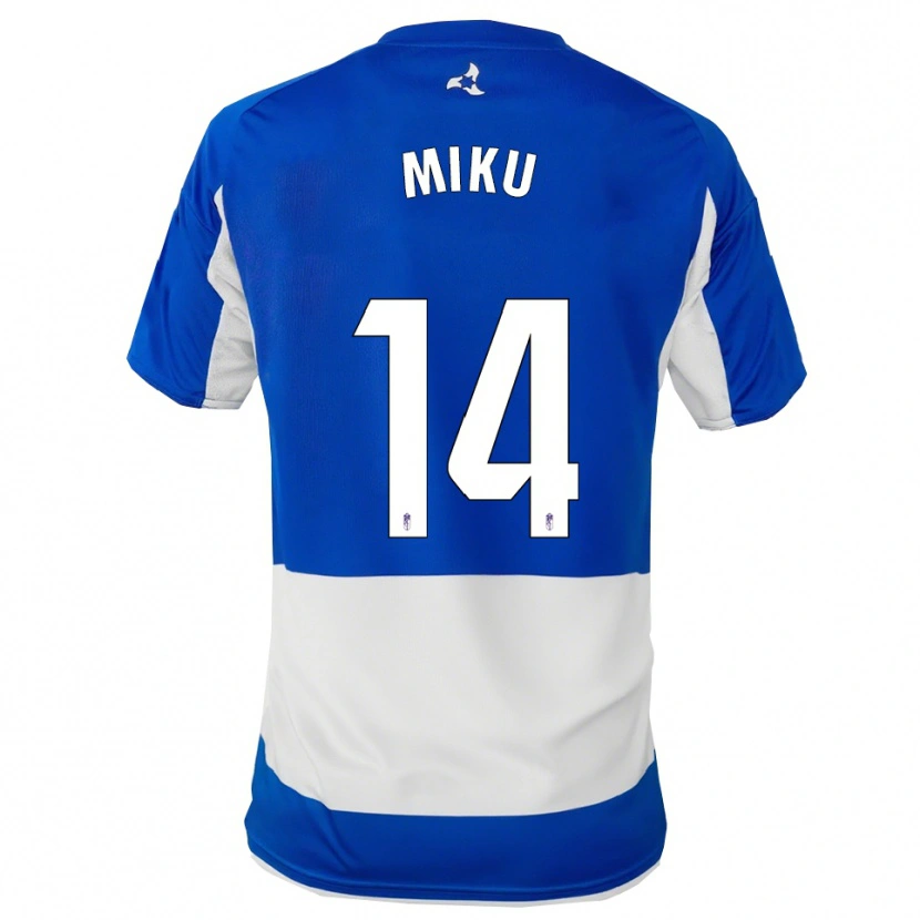 Danxen Kinder Miku Ito #14 Blau Weiß Auswärtstrikot Trikot 2025/26 T-Shirt