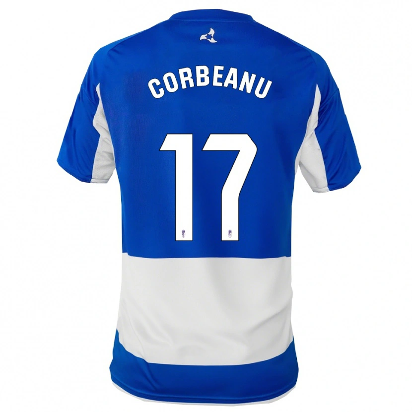 Danxen Kinder Theo Corbeanu #17 Blau Weiß Auswärtstrikot Trikot 2025/26 T-Shirt