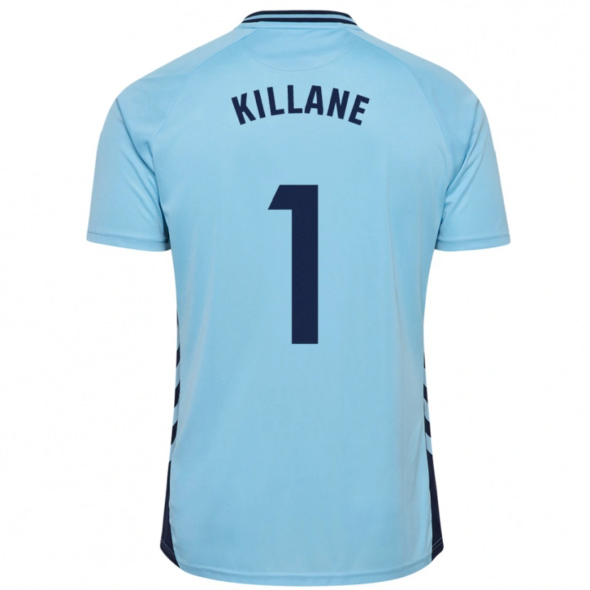 Danxen Kinder Álvaro Killane #1 Himmelblau Auswärtstrikot Trikot 2025/26 T-Shirt
