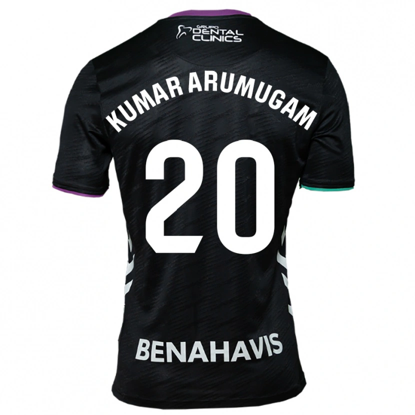 Danxen Kinder Suk Kumar Arumugam #20 Schwarz Lila Grün Auswärtstrikot Trikot 2025/26 T-Shirt