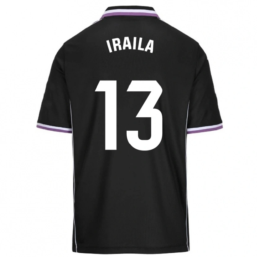 Danxen Kinder Iraila Rivera Simón #13 Lila Schwarz Auswärtstrikot Trikot 2025/26 T-Shirt