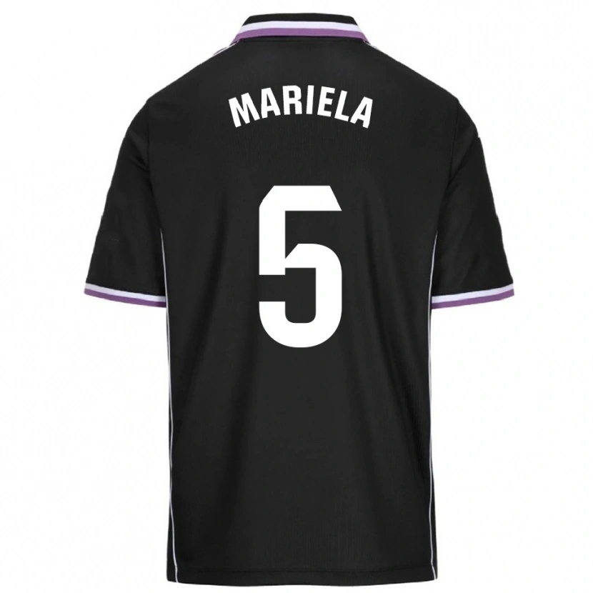 Danxen Kinder Mariela Conde Gomez #5 Lila Schwarz Auswärtstrikot Trikot 2025/26 T-Shirt