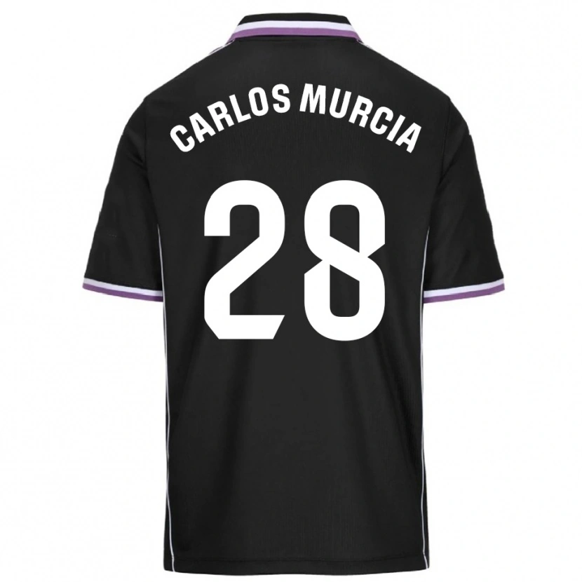 Danxen Kinder Juan Carlos Murcia #28 Lila Schwarz Auswärtstrikot Trikot 2025/26 T-Shirt