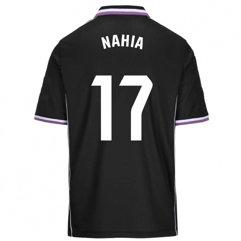 Danxen Kinder Nahia Pastor Calvo #17 Lila Schwarz Auswärtstrikot Trikot 2025/26 T-Shirt