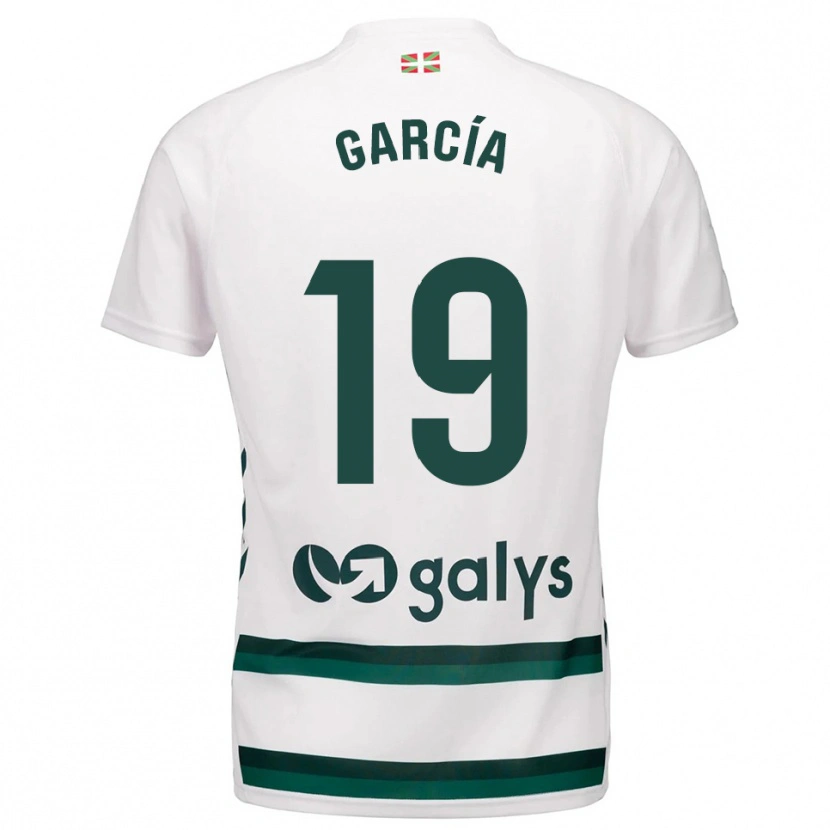 Danxen Kinder Hugo García #19 Weiß Grün Auswärtstrikot Trikot 2025/26 T-Shirt