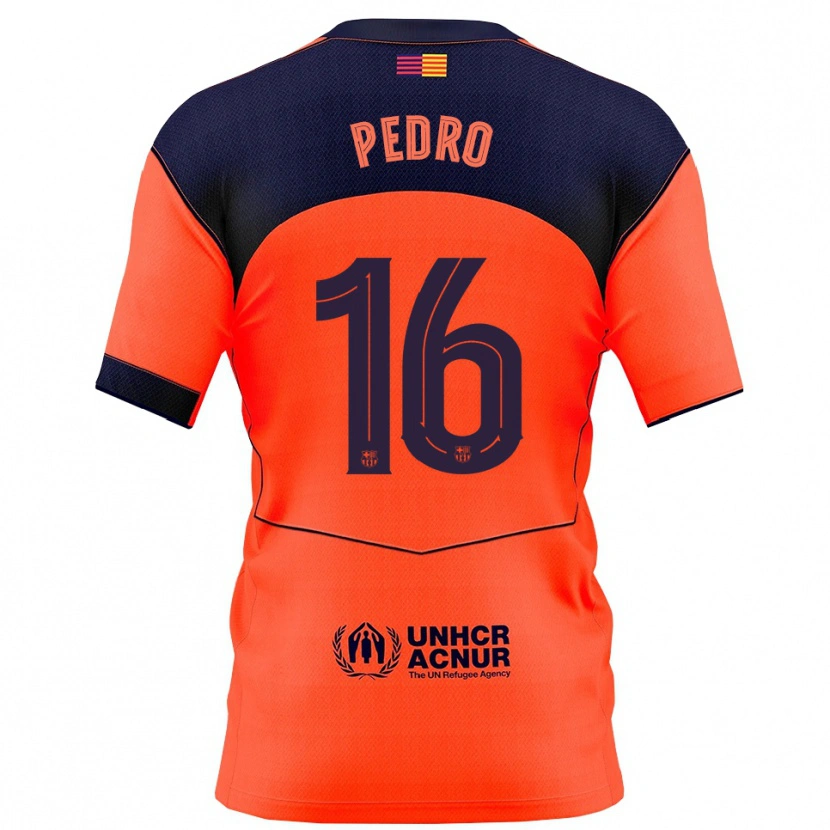 Danxen Kinder Pedro Rodríguez #16 Orange Marine Ausweichtrikot Trikot 2025/26 T-Shirt