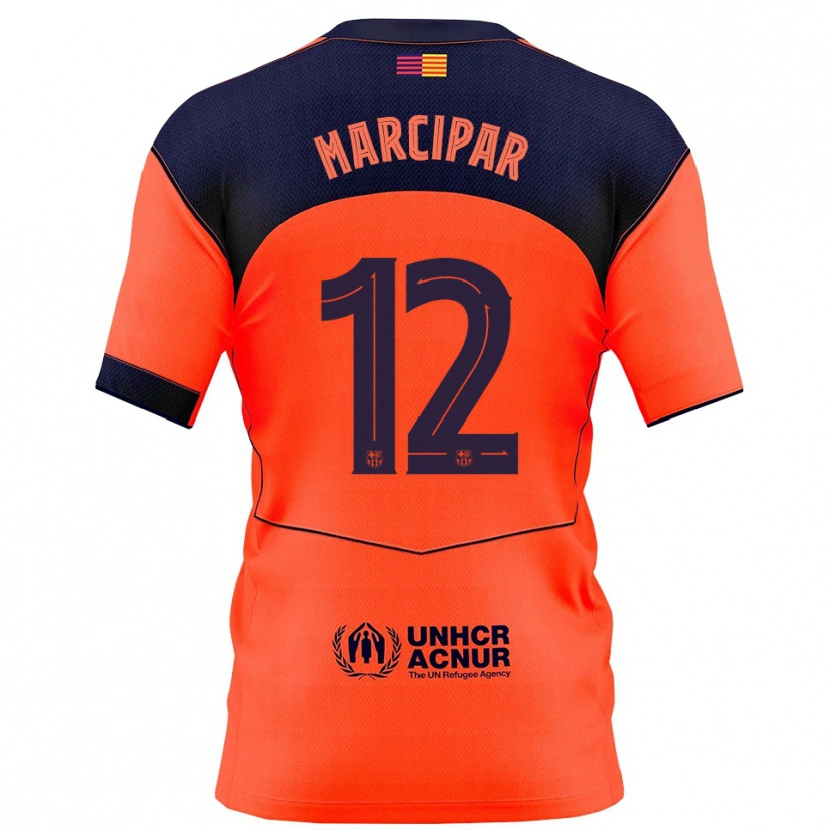 Danxen Kinder Nico Marcipar #12 Orange Marine Ausweichtrikot Trikot 2025/26 T-Shirt