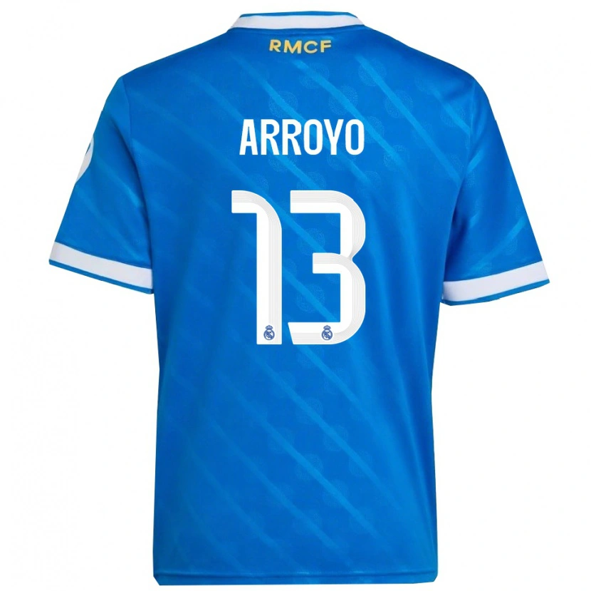 Danxen Kinder Diego Arroyo #13 Blau Weiß Ausweichtrikot Trikot 2025/26 T-Shirt