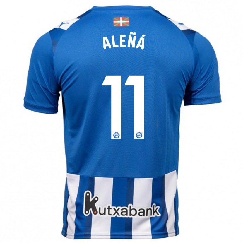 Danxen Herren Carles Aleñá #11 Blau Weiß Heimtrikot Trikot 2025/26 T-Shirt