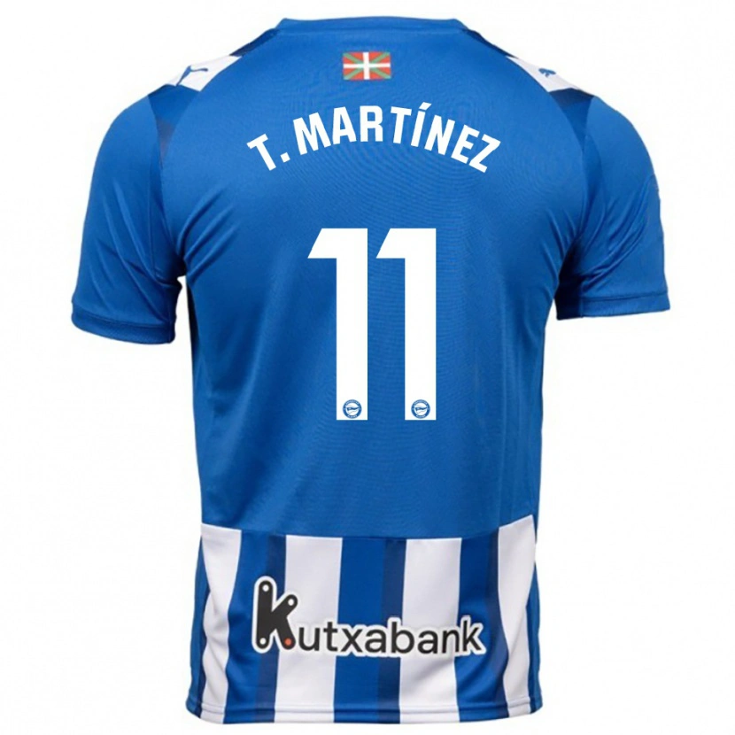 Danxen Herren Toni Martínez #11 Blau Weiß Heimtrikot Trikot 2025/26 T-Shirt