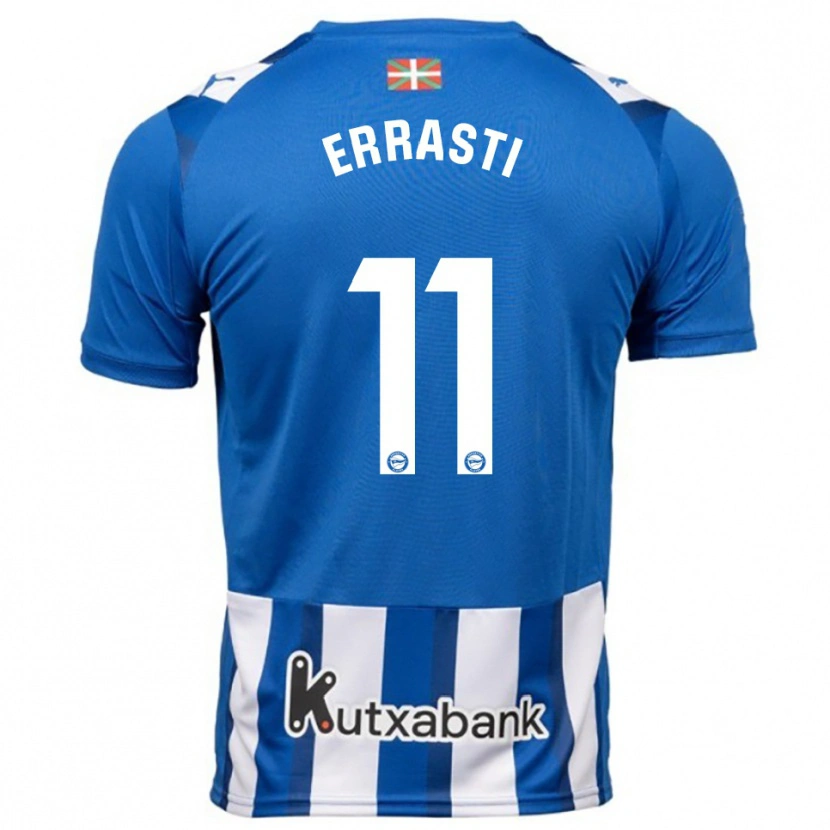 Danxen Herren Elene Errasti #11 Blau Weiß Heimtrikot Trikot 2025/26 T-Shirt