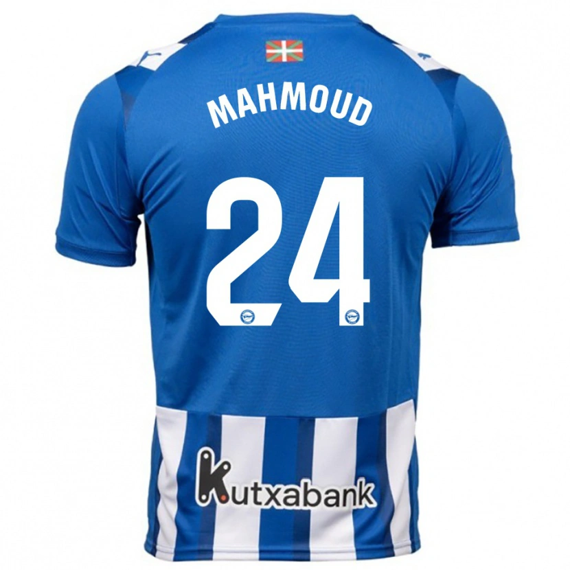 Danxen Herren Abdallahi Mahmoud #24 Blau Weiß Heimtrikot Trikot 2025/26 T-Shirt