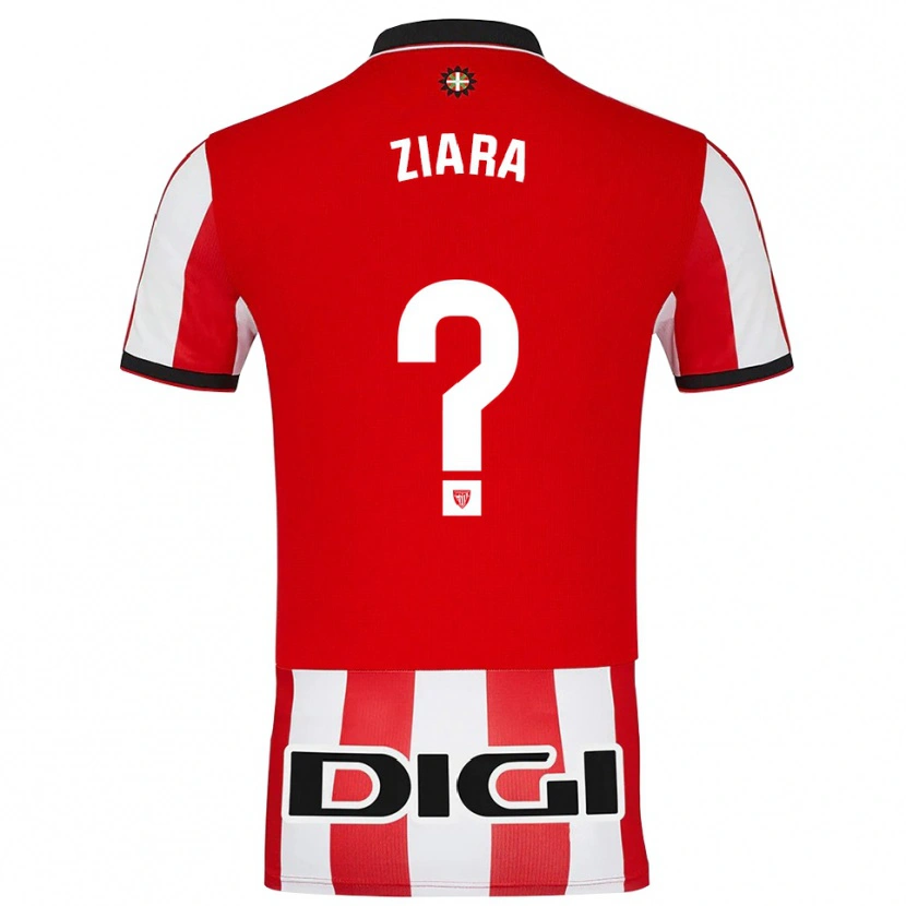 Danxen Herren Ziara Vega Uribarri #0 Rot Weiß Heimtrikot Trikot 2025/26 T-Shirt