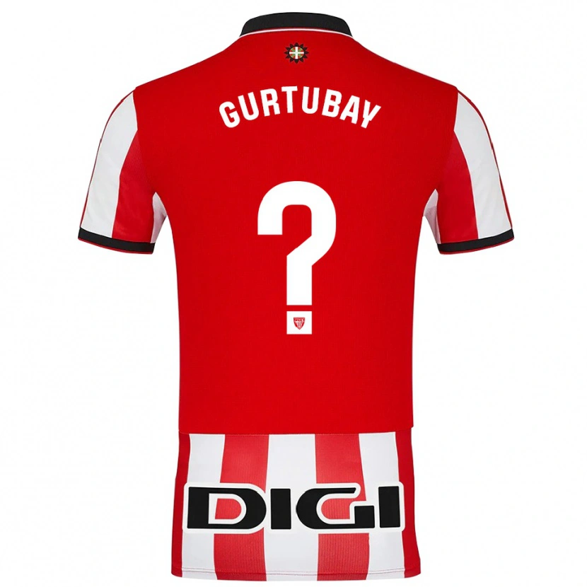Danxen Herren Elene Gurtubay Loyo #0 Rot Weiß Heimtrikot Trikot 2025/26 T-Shirt