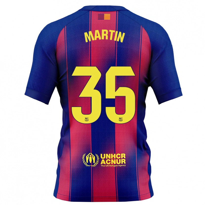 Danxen Herren Gerard Martín #35 Blau Rot Heimtrikot Trikot 2025/26 T-Shirt