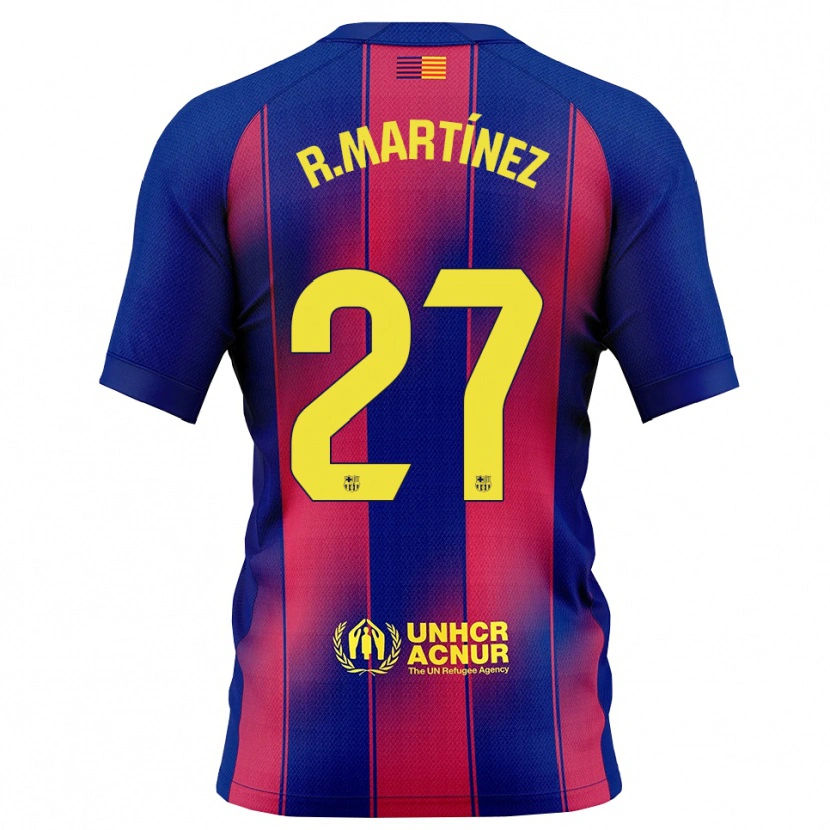 Danxen Herren Roger Martínez #27 Blau Rot Heimtrikot Trikot 2025/26 T-Shirt