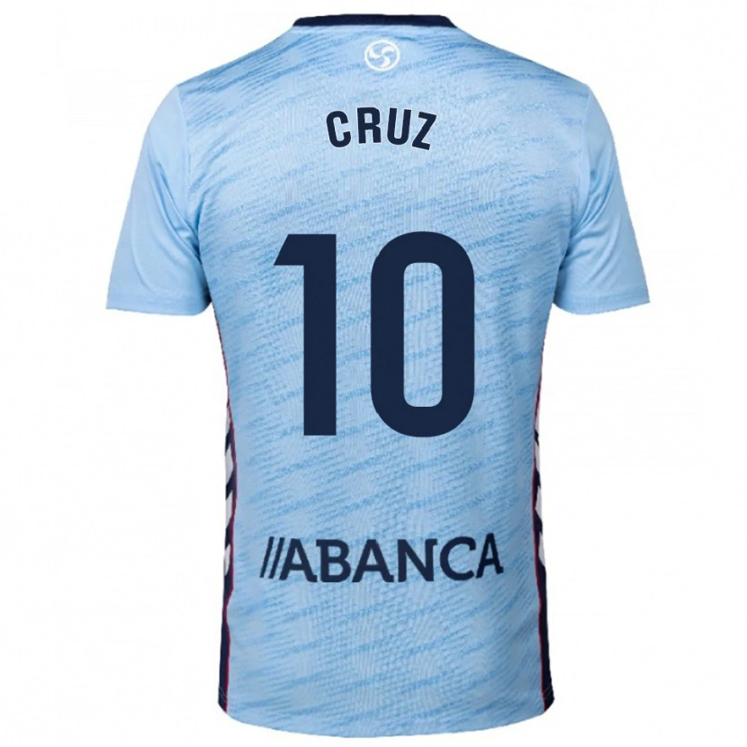 Danxen Herren Tati Cruz #10 Himmelblau Rot Heimtrikot Trikot 2025/26 T-Shirt
