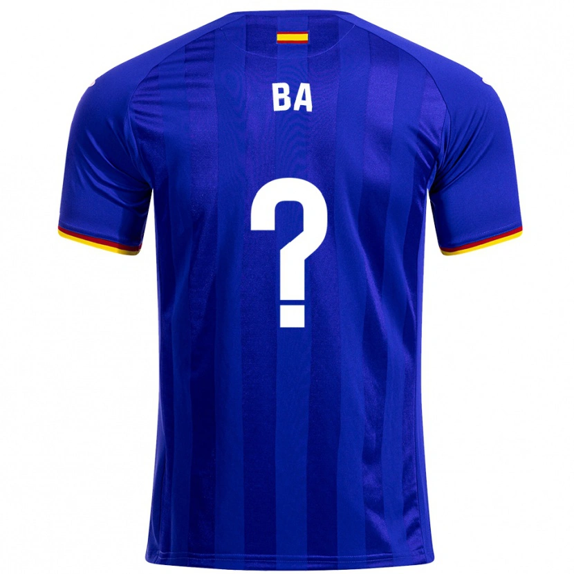 Danxen Herren Bouba Ba #0 Blau Rot Gelb Heimtrikot Trikot 2025/26 T-Shirt