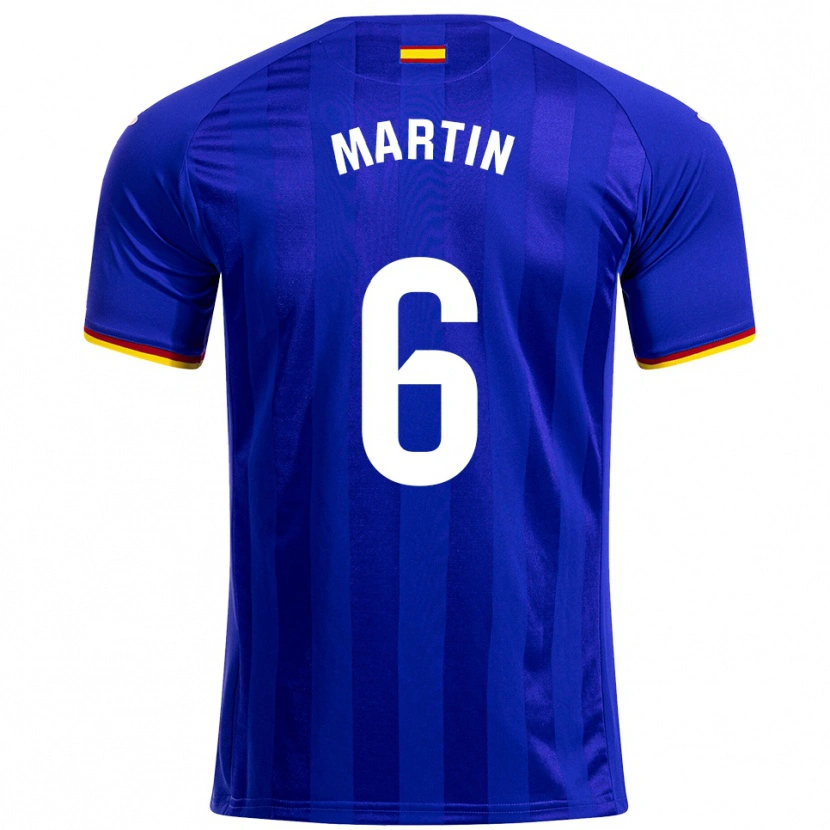 Danxen Herren Mario Martín #6 Blau Rot Gelb Heimtrikot Trikot 2025/26 T-Shirt