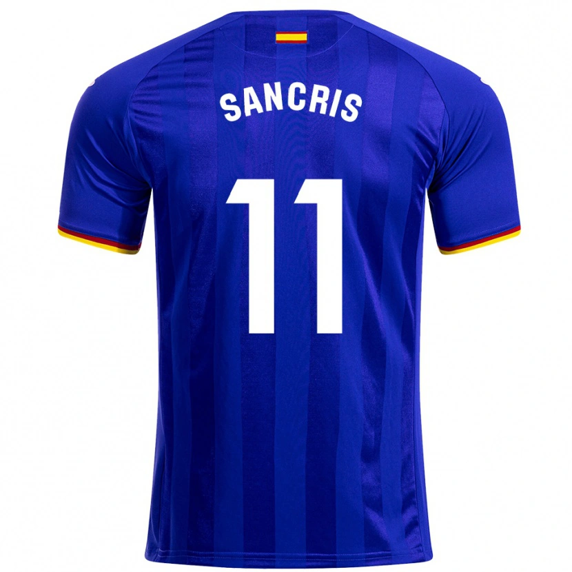 Danxen Herren Álex Sancris #11 Blau Rot Gelb Heimtrikot Trikot 2025/26 T-Shirt