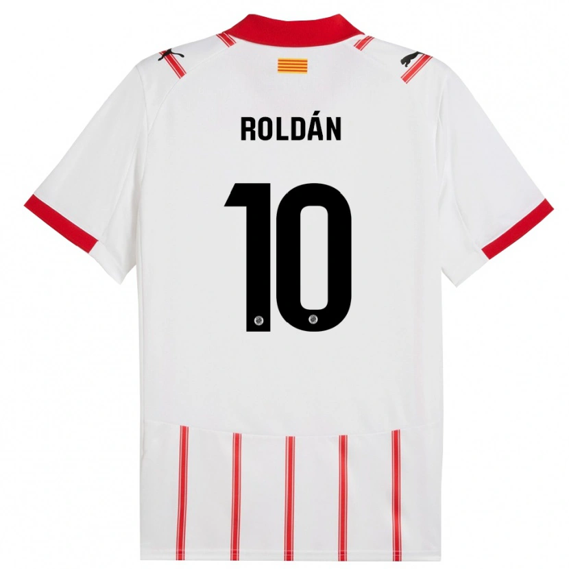Danxen Herren Marcos Roldán #10 Weiß Rot Heimtrikot Trikot 2025/26 T-Shirt