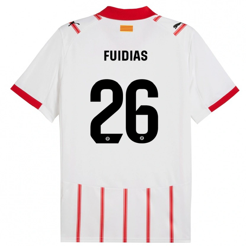 Danxen Herren Toni Fuidias #26 Weiß Rot Heimtrikot Trikot 2025/26 T-Shirt