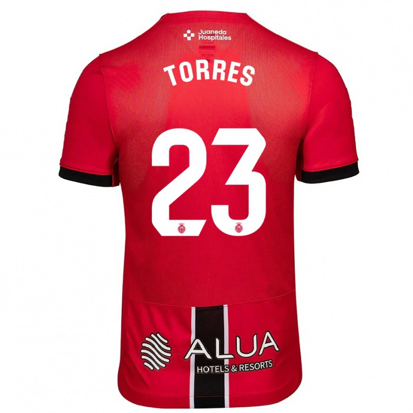 Danxen Herren Iker Torres #23 Rot Schwarz Heimtrikot Trikot 2025/26 T-Shirt