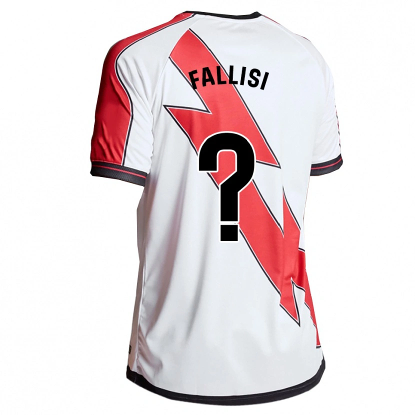 Danxen Herren Alessandro Fallisi #0 Weiß Rot Heimtrikot Trikot 2025/26 T-Shirt