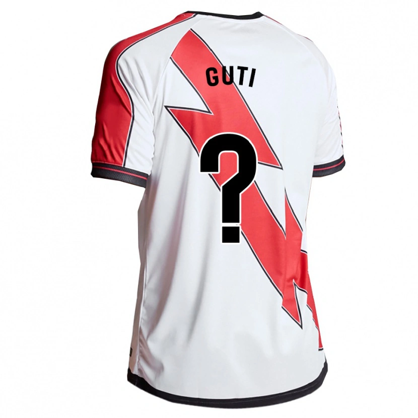 Danxen Herren Ana María Gutiérrez Montero #0 Weiß Rot Heimtrikot Trikot 2025/26 T-Shirt