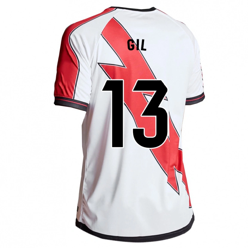 Danxen Herren Juanpe Gil #13 Weiß Rot Heimtrikot Trikot 2025/26 T-Shirt