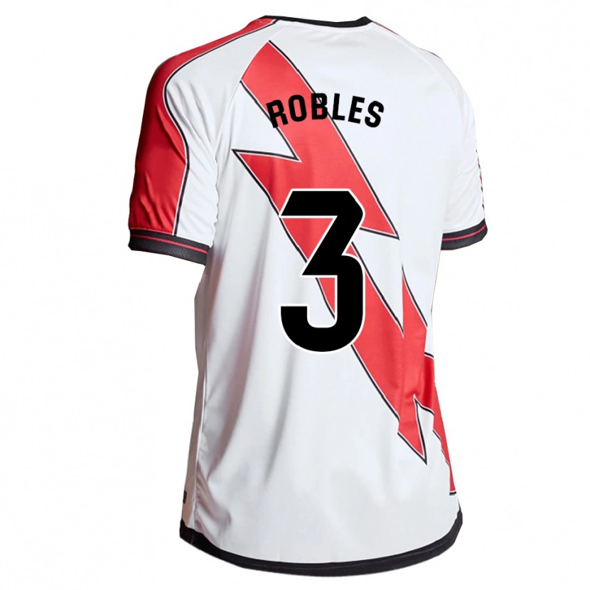Danxen Herren Diego Robles #3 Weiß Rot Heimtrikot Trikot 2025/26 T-Shirt