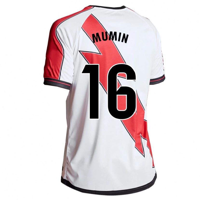 Danxen Herren Abdul Mumin #16 Weiß Rot Heimtrikot Trikot 2025/26 T-Shirt