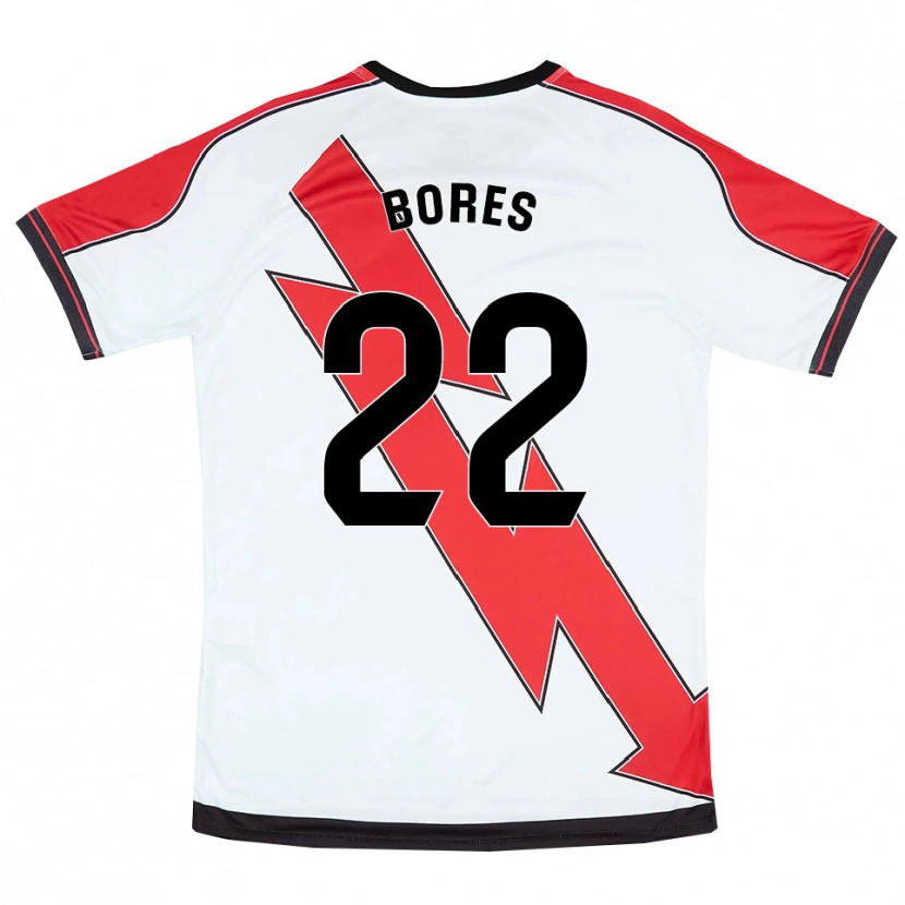 Danxen Herren María Bores #22 Weiß Rot Heimtrikot Trikot 2025/26 T-Shirt
