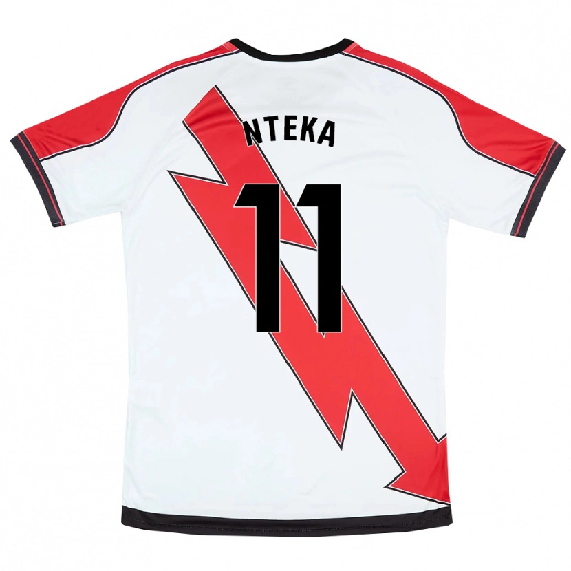 Danxen Herren Randy Nteka #11 Weiß Rot Heimtrikot Trikot 2025/26 T-Shirt